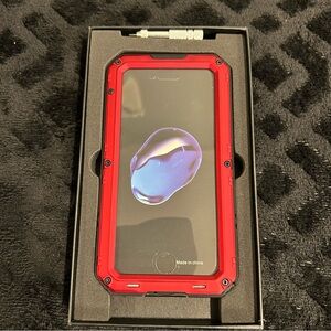 Red Waterproof Phone Case IPhone 7/8 NIB